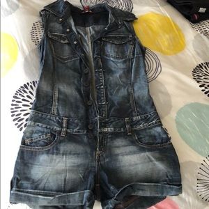 Guess jean romper